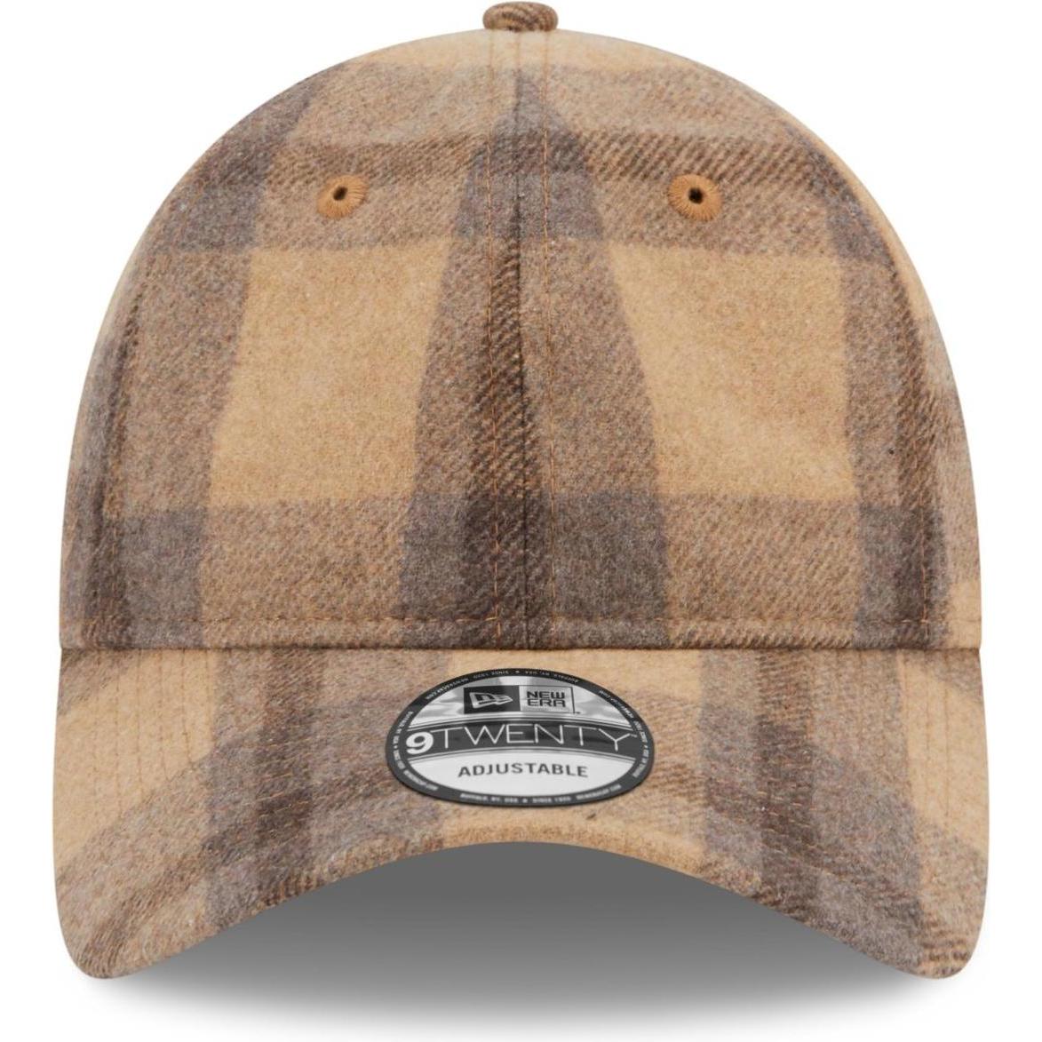 Thumbnail - New Era, Herren, Cap, 9Twenty Strapback Melton Check, Beige, (One Size)
