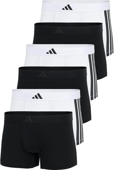 Produktbild adidas 6er Pack Active Flex Cotton 3 Stripes Retro Short / Pant (XL, 6er Pack)