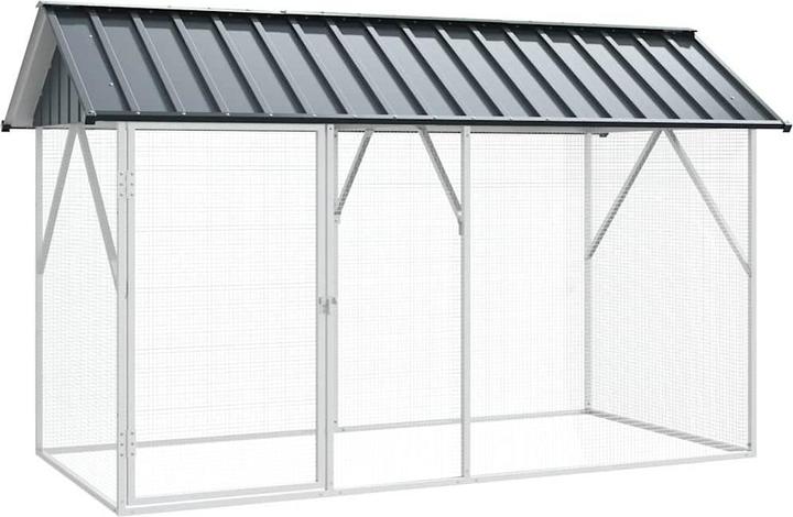 Produktbild vidaXL Voliere Anthrazit 310x227x247 cm Stahl