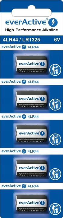 Everactive LR1325 (4LR44) - 5 Batterien (5 Stk., LR44, 155 mAh)
