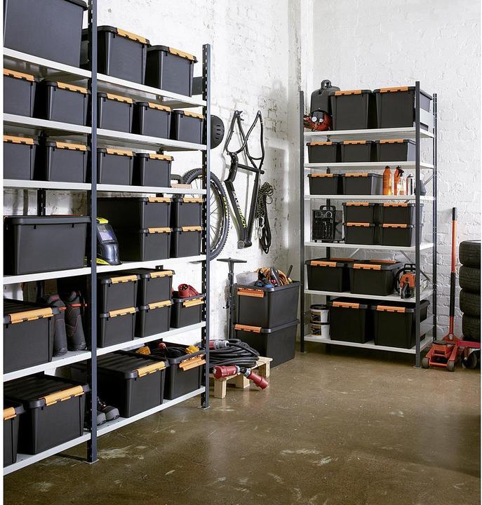 Produktbild Smartstore Aufbewahrungsbox PRO 15, 14 Liter, schwarz (30 cm, 14 l, 1x)