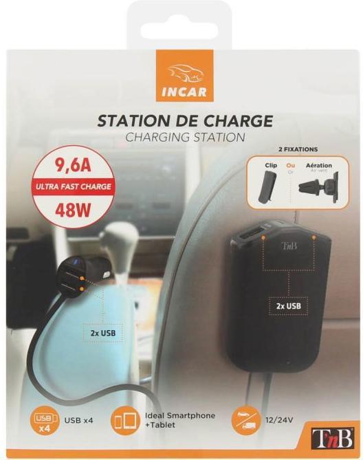 Produktbild T'nB TNB Ladegerät mit 4 USB Anschlüssen