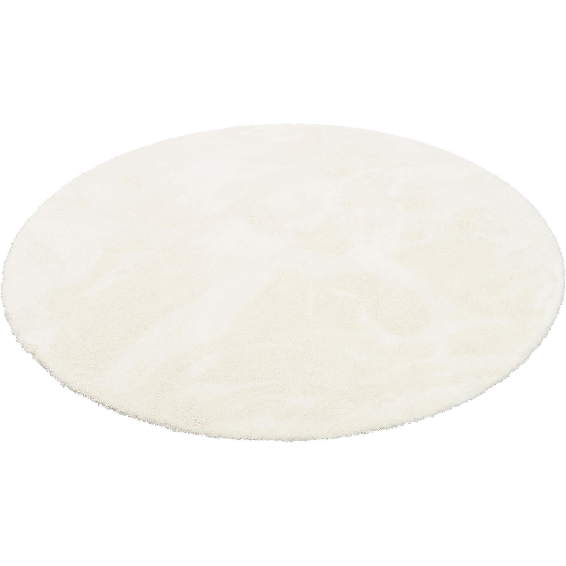 Snapstyle, Teppich, Luxus Hochflor Shaggy Teppich Velvet Rund (Ø 133 cm)