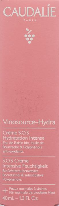 Actual product image Caudalie Vinosource Hydra Cream SOS (40 ml, 24h cream)