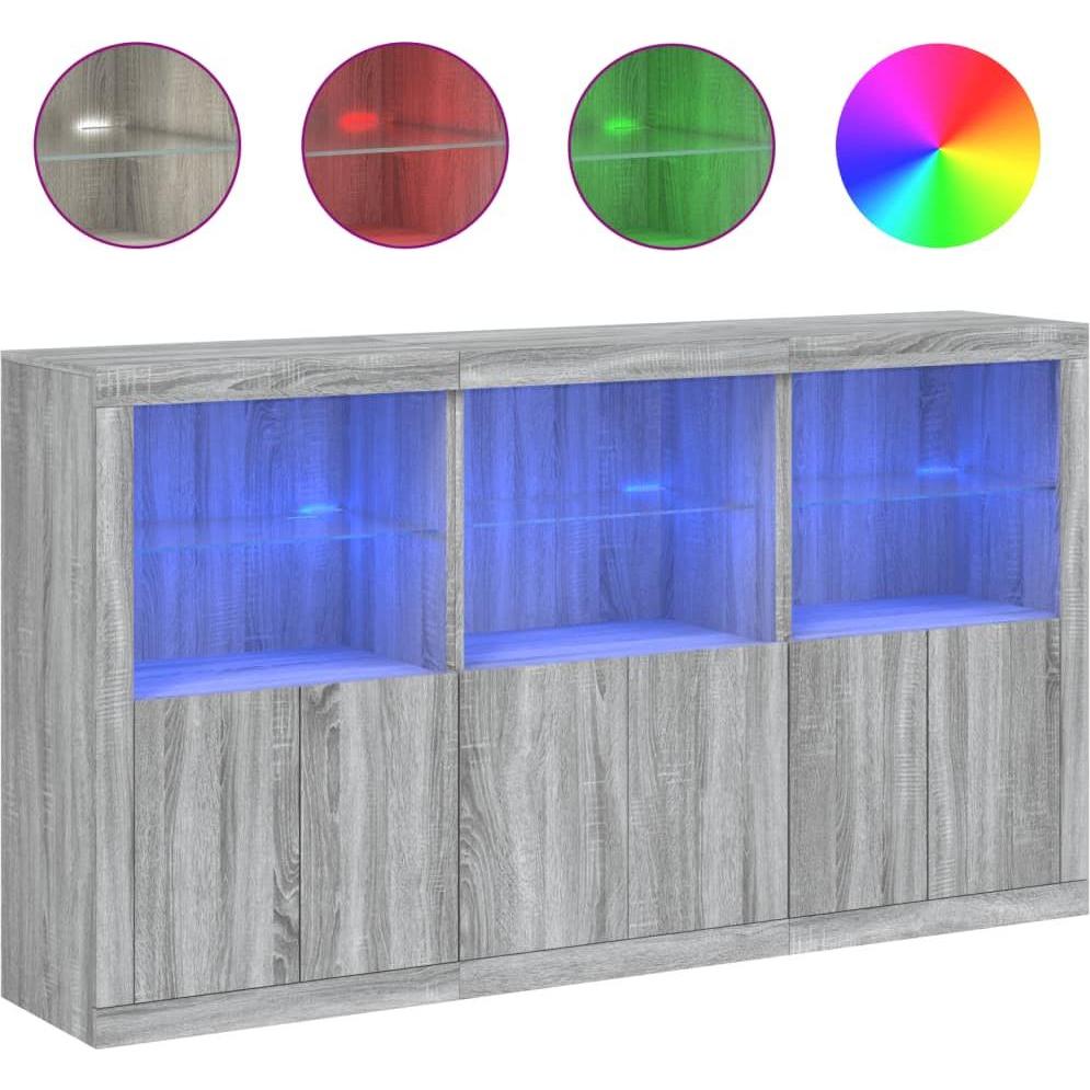VidaXL, Kommode + Sideboard, Idefix (181.5 x 37 x 100 cm)