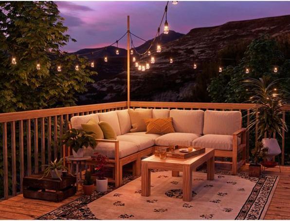 Image du produit Nanoleaf Essentials Matter Smart Pack d'extension de guirlandes lumineuses d'extérieur (15 m)