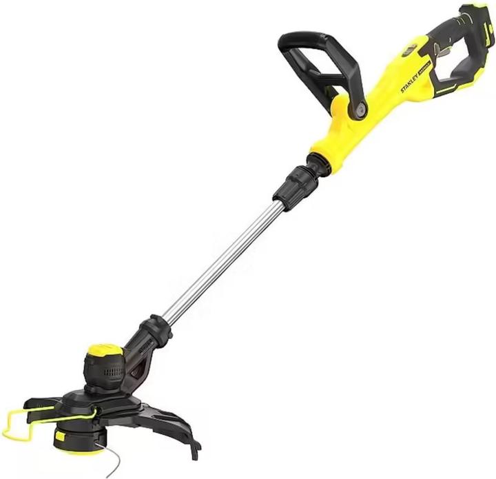 Stanley Rasenmäher 18V V20 4Ah 33cm, Line 1,6mm x1 Akku (Metallschneideblatt)