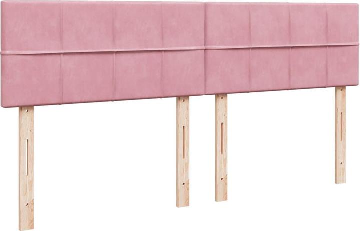 Produktbild vidaXL Bo x springbett mit Matratze 200 x 200 cm Samt (200 x 200 cm)