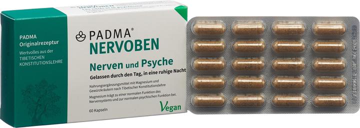 Actual product image Padma Nervoben (60 Piece, Capsules, 56 g)