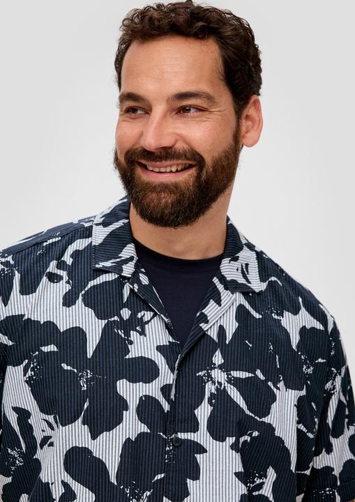 Produktbild s.Oliver Hemd Kurzarmhemd mit Reverskragen (3XL)