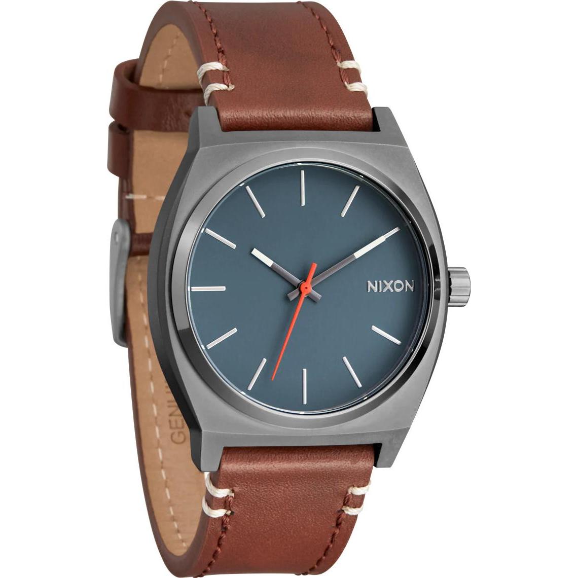 Thumbnail - Nixon, Armbanduhr, Time Teller Leather, Grau, (38.50 mm)