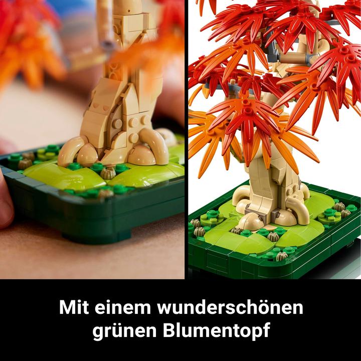 Actual product image LEGO Japanese red maple - bonsai tree (10348, LEGO Botanical)
