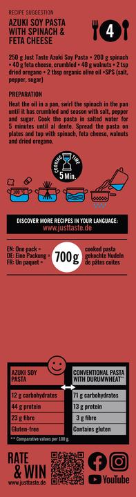 Produktbild Just Taste Bio Azuki Soja Spaghetti 250g (250 g)