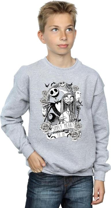 Image du produit Disney - Sweat NIGHTMARE BEFORE CHRISTMAS SIMPLY MEANT TO BE - Garçon (128)
