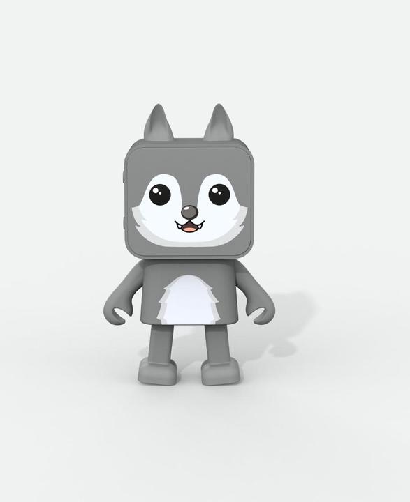 Actual product image Mobility on Board Dancing Animal speaker - Wolf (4 h, Rechargeable battery operated)