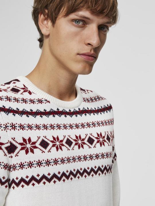Actual product image Selected Christmas Knit Sweater (S)