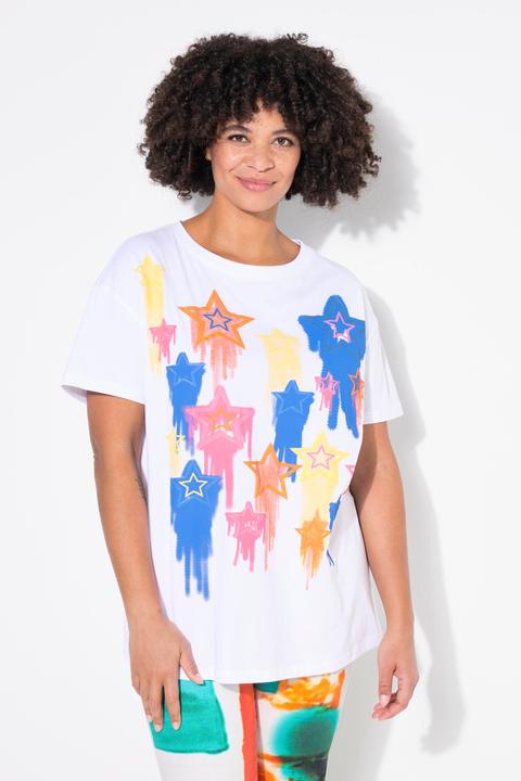 Immagine prodotto Angel of Style T-Shirt, Boxy Fit, Sternen-Druck (52)