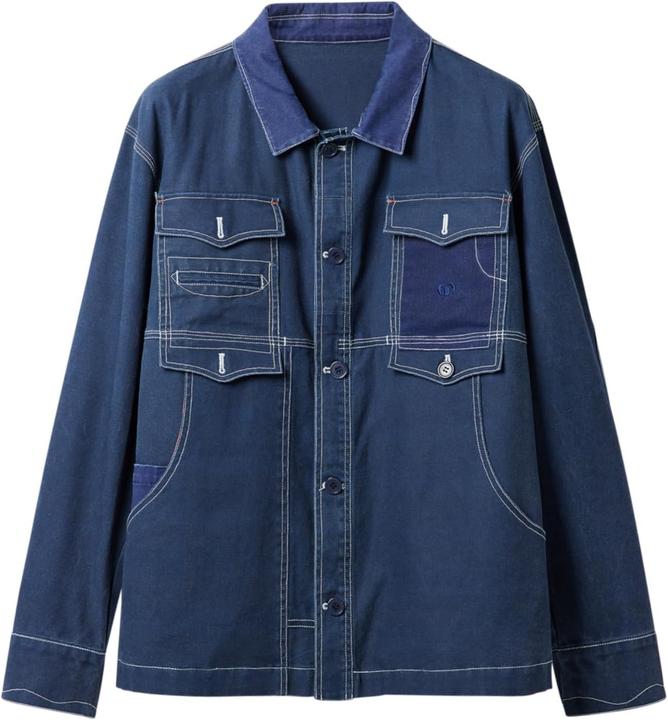 Actual product image Desigual Chaq Narciso Denim Jacket (L)