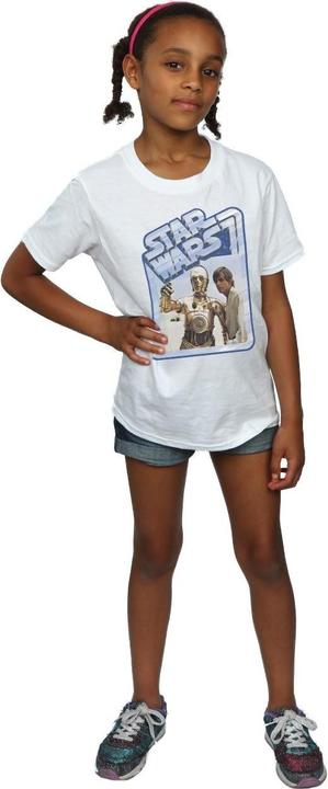 Produktbild Star Wars Luke Skywalker And C3PO TShirt Mädchen (140, 146)