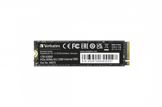 Actual product image Verbatim Vi3000 (1000 GB, M.2 2280)
