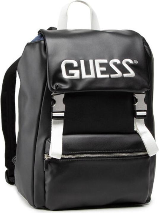 Produktbild Guess Salameda, Synthetic Leather, Textile Backpack, Black, Laptop Compart