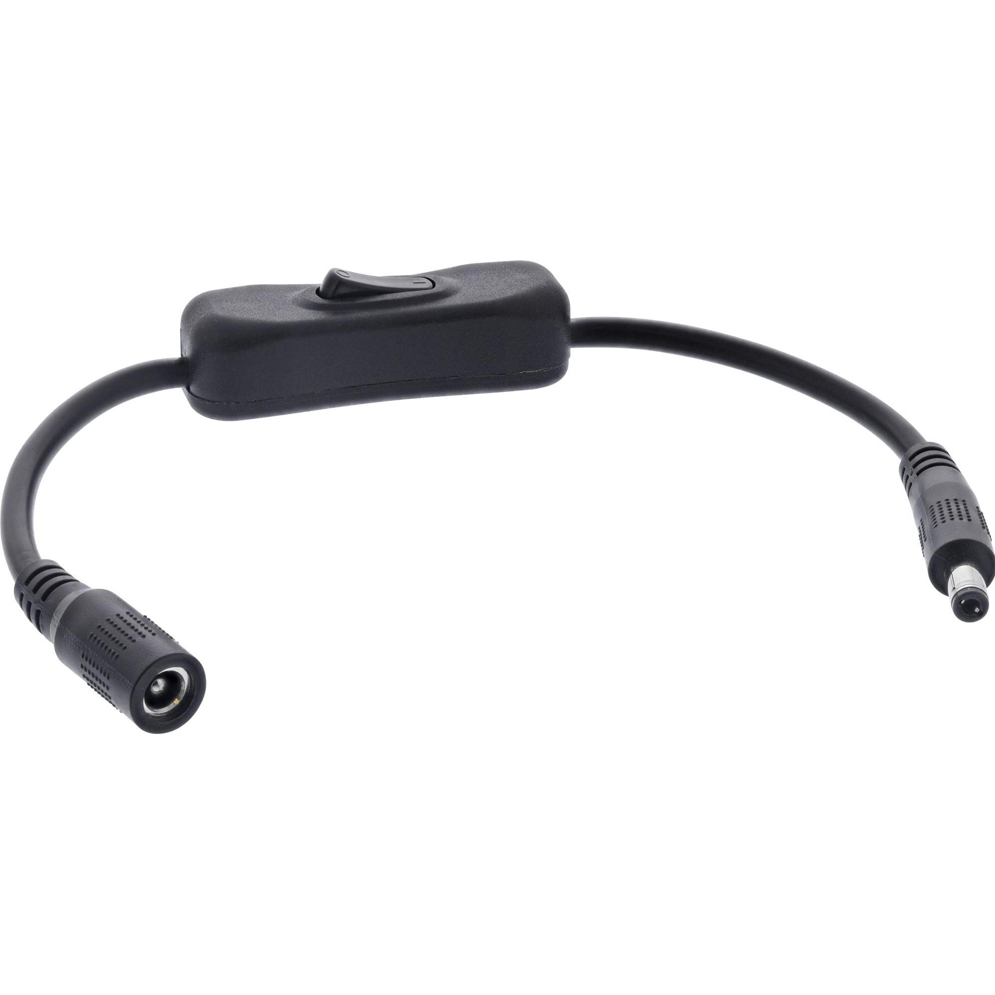 InLine, Verlängerungskabel, DC Kabel mit Schalter (0.20 m)