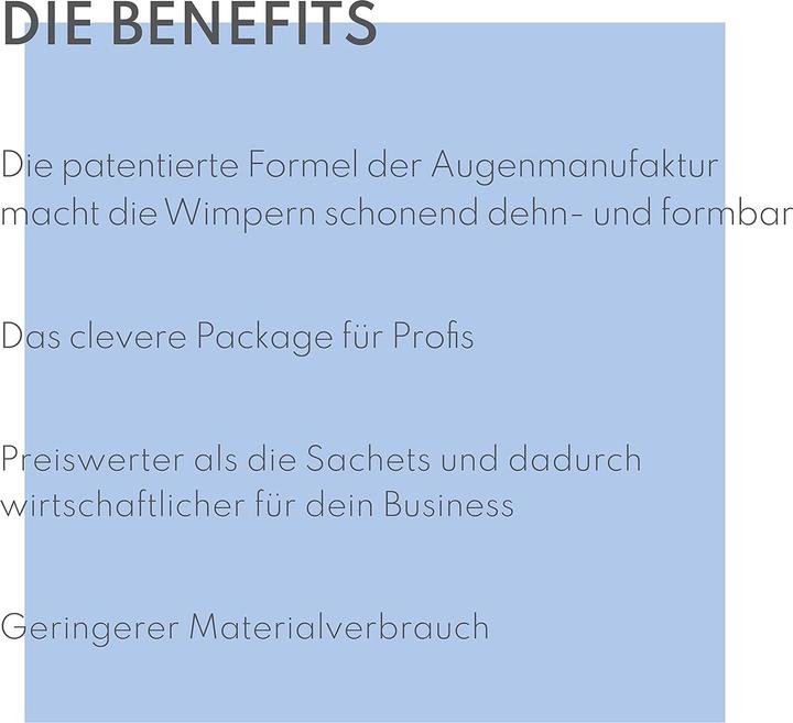 Actual product image Augenmanufaktur Eyelash lifting duo set (5 ml)