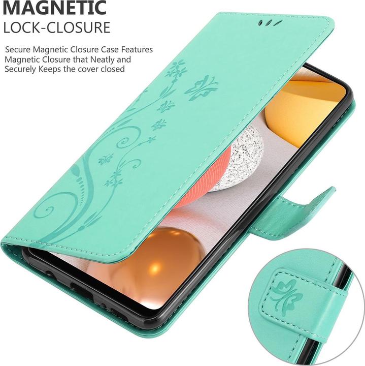 Immagine prodotto Cadorabo Copertina del libro di fiori (Samsung Galaxy M42 5G, Samsung Galaxy A42 5G)