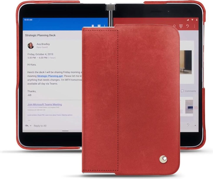 Produktbild Noreve Lederschutzhülle (Microsoft Surface Duo)