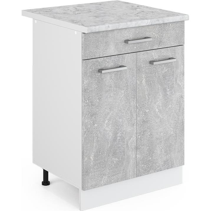 Vicco, Regal, Küchenschrank mit Schublade R-Line (60 x 60 x 81.5 cm)