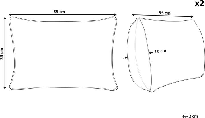Image du produit Beliani Lythrum (35 x 55 cm)