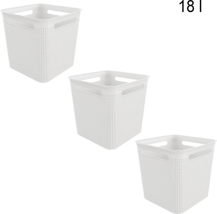 Actual product image Rotho Set of 3 Box 18 l BRISEN (18 l, 1x)