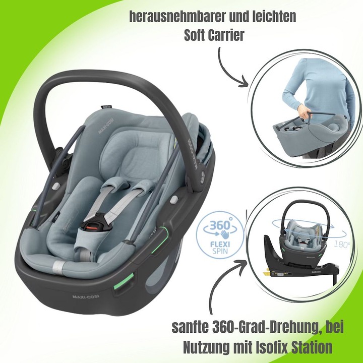 Produktbild Maxi-Cosi Coral 360 (Babyschale, ECE R129/i-Size Norm)