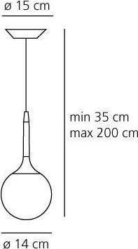 Actual product image Artemide Castore (G9)