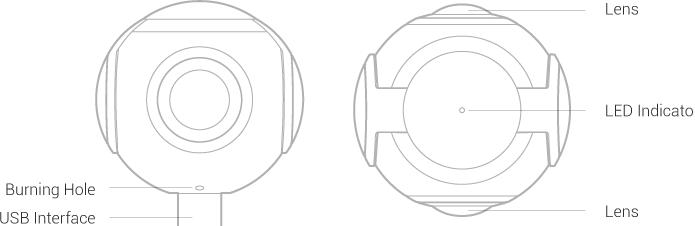 Actual product image Insta360 Air USB Type-C