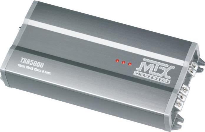 Produktbild MTX Audio MTX TX6500D amplifier 12V Mono Class D block 1 x 500 W RMS aluminum (Verstärker)