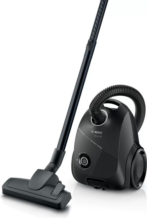 Produktbild Bosch Hausgeräte Vacuum cleaner BGBS2BA2 Bagged, Power 600 W, Dust capacity 3.5 L, Black, Made in Germany