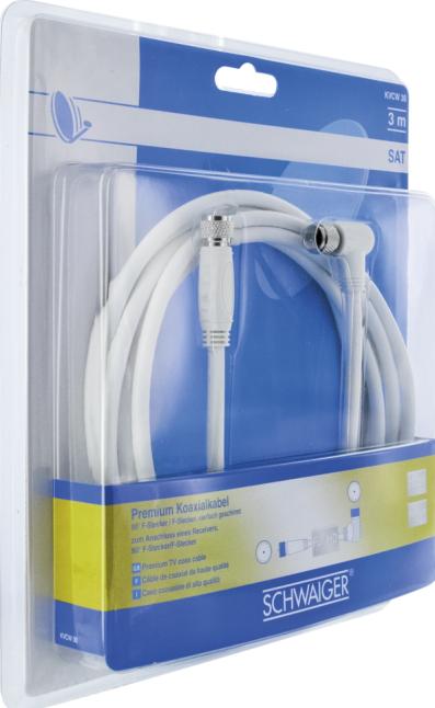 Image du produit Schwaiger Câble de connexion SAT (110 dB, Câble satellite)