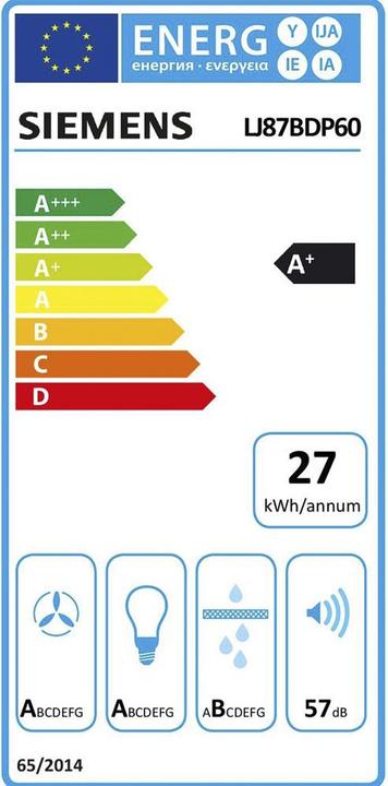 Energie-Label Siemens LJ87BDP60