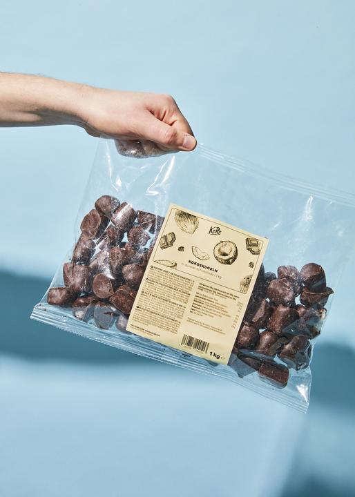 Image du produit KoRo Moelle de noix de coco enrobée de couverture noire (1000 g)