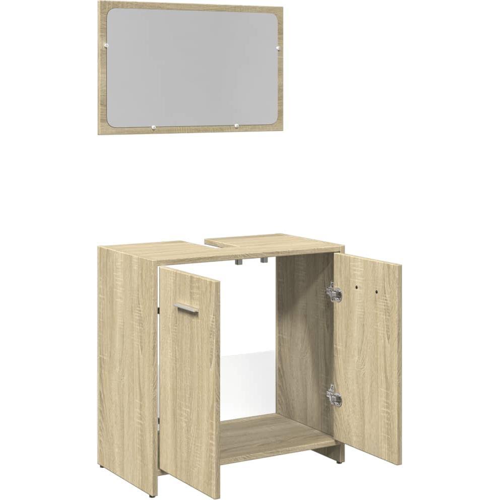 VidaXL, Badmöbelset, 2-tlg. Badmöbel-Set