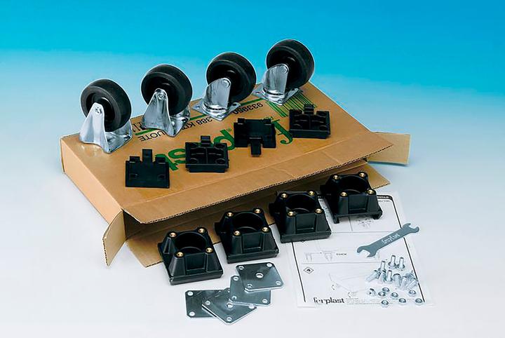 Produktbild Ferplast Rollen Kit L 388 4 Stück Set (Hund, Faltbar)