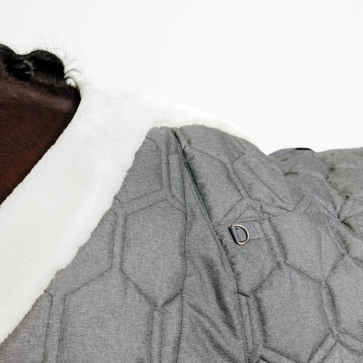 Image du produit Fouganza Couverture d'écurie Combo cheval/poney - 400 gris foncé (155 cm)