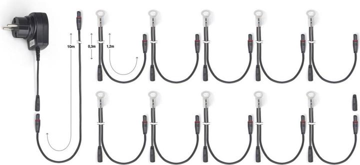Actual product image Brilliant LED recessed luminaire set of 10 1.5 (9 lm)