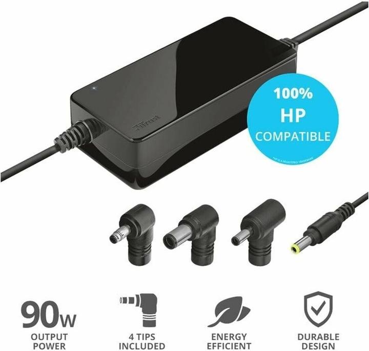 Immagine prodotto Trust Alimentazione 90 W Maxo per notebook HP (90 W)