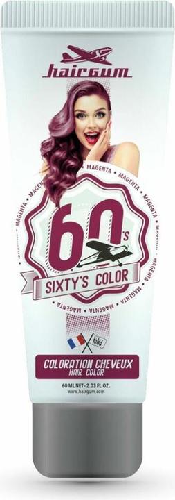 Immagine prodotto Hairgum Colore per capelli SIXTY'S COLOR #magenta 60 ml (Magenta)