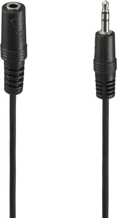 Actual product image Hama Audio cable, 3.5 mm jack plug/jack, stereo, 2.5 m (2.50 m, AUX cable)