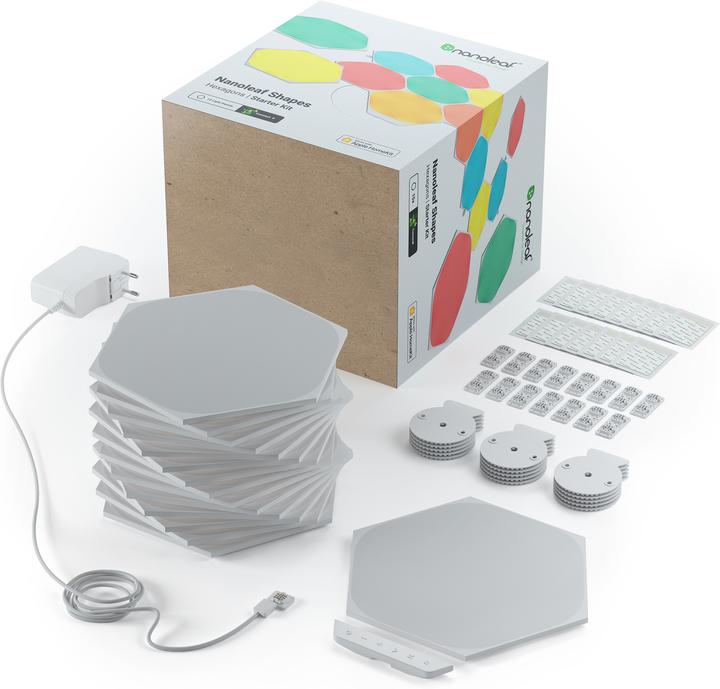 Actual product image Nanoleaf Shapes Hexagons Starter Kit (15x) (100 lm)