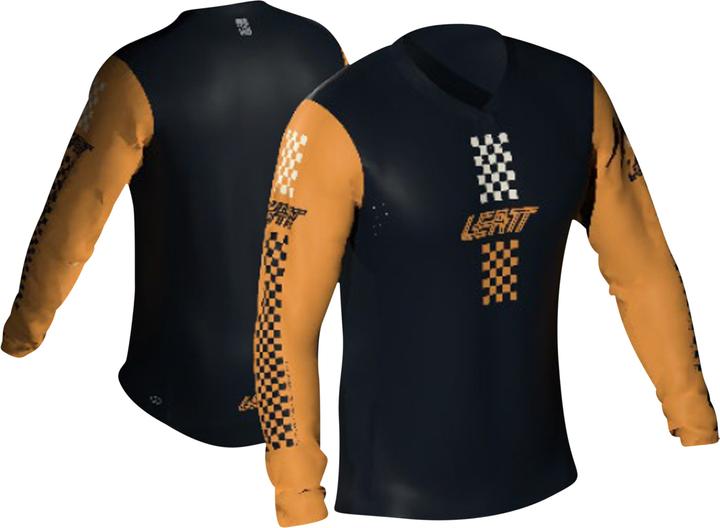 Actual product image Leatt MTB Gravity 4.0 Jersey Jr rust M (M)