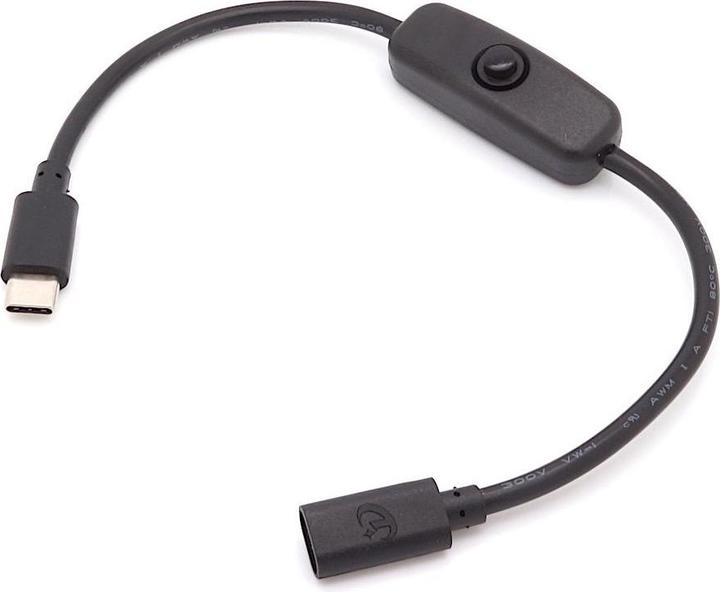 Produktbild Sertronics USB DC-Kabel mit Schalter USB Typ C Buchse (0.30 m)